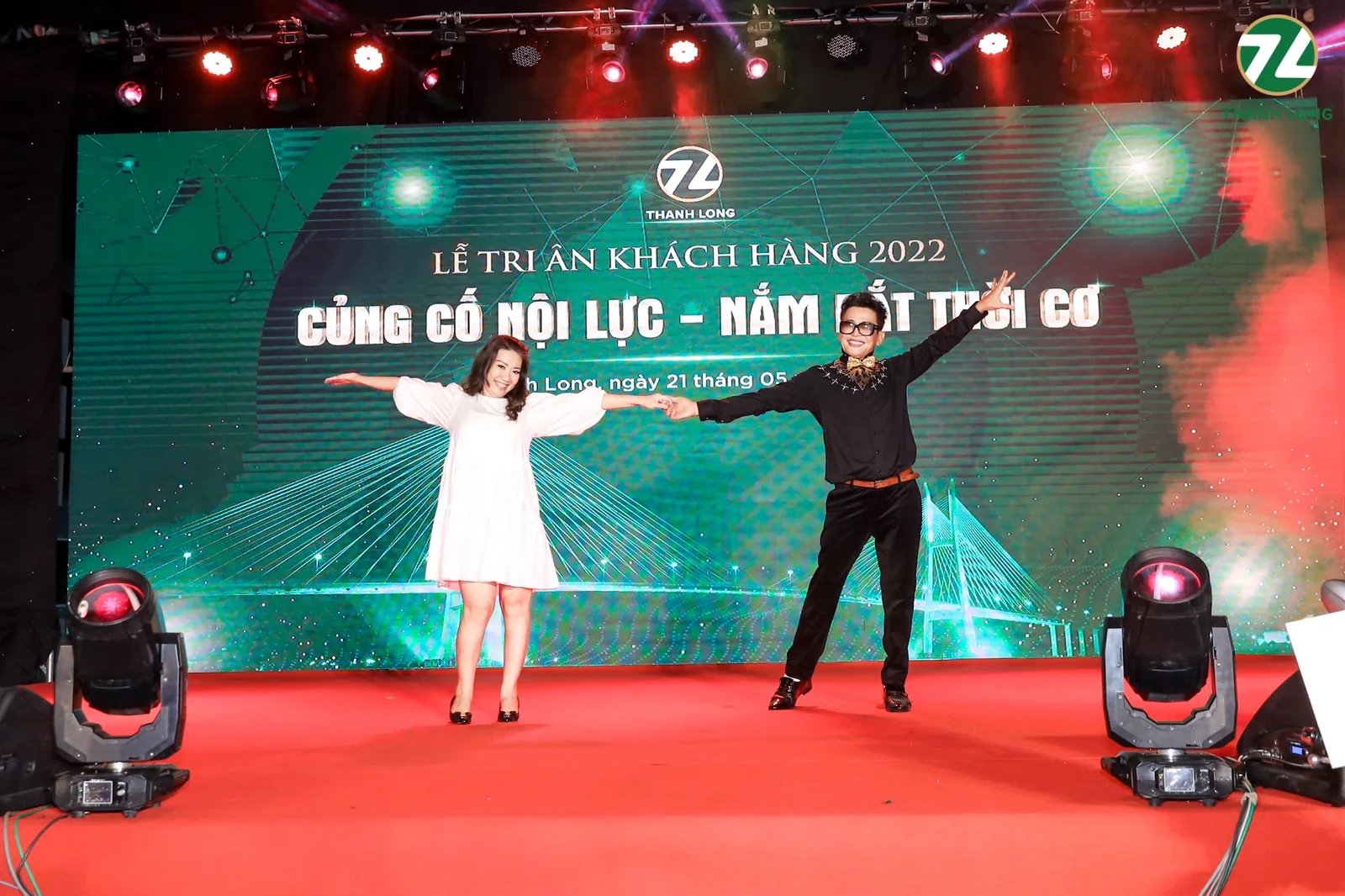 Sân khấu lễ tri ân khách hàng 2022 tại Vĩnh Long